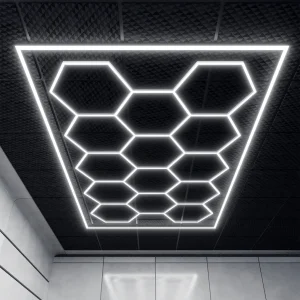 Hexagon Garage Light Set Up (8 Ft X 16 Ft) With Border