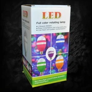 Large LED Spinning Disco Light Bulb with Bluetooth Sound