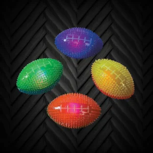 LED Assorted Color Flashing Squeeze Football