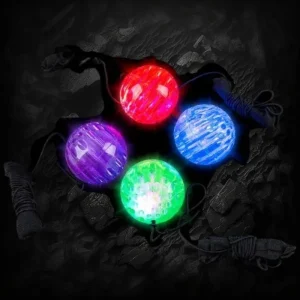 LED Assorted Color Flashing Tether Orbit Ball