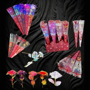 LED Assorted Color Galaxy Rose IN Counter Display