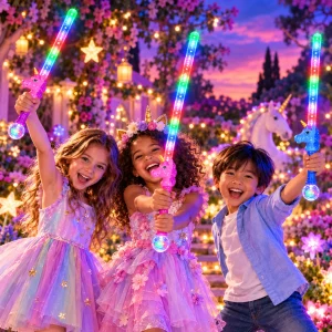 LED Assorted Color Unicorn Sword