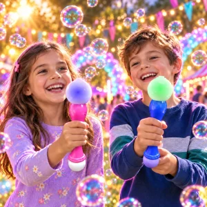 LED Flashing Bubble Wand
