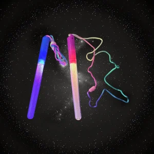 LED Flashing Glitter LED Glowstick Necklace