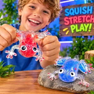 LED Flashing Squishy Bead Frog