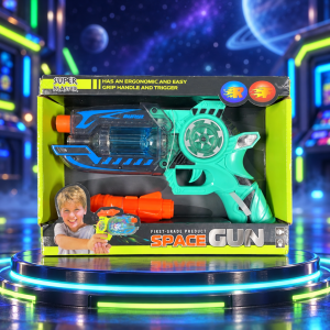 LED Light Up Toy Space Gun With Sound