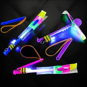 LED Multi-Color Assorted Light Up Flying Helicopter