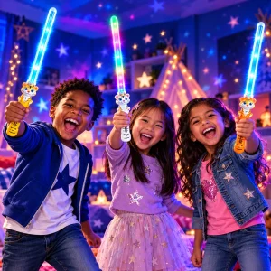 LED Multi-Color Flashing Tiger Sword With Sound