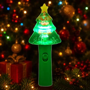 LED Spinning Christmas Tree Wand