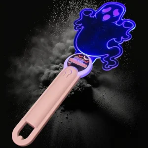 LED Wand With Etched Ghost