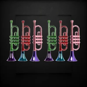 Metallic Trumpet Assorted Color