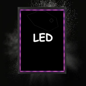 Multi-Color LED Light Up ACrylic Sign With Aluminum Alloy Frame