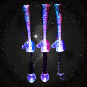 Multi-Color LED Unicorn Fiber Optic Wand