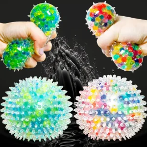 Multi-Color Water Bead Spiky Ball Yoyo