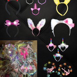 One Dozen Assorted Style Headbands (12 Units)