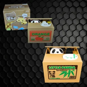 Orange Cat Coin Bank Rpt
