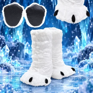 Plush Bear Boots
