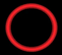 Red 22" Glow Necklaces (50 Per Tube)