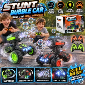Remote Control Car With Gatling Style Bubble Blower