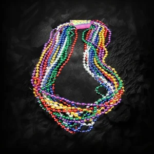 Round 7MM Assorted Color Throw Beads