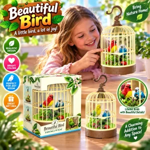 Singing/Chirping Bird In Cage Sound ACtivated 8355