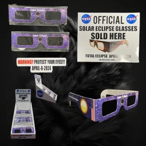 Solar Eclipse Glasses Display