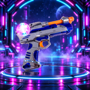 Spinning Ball Gun W/ 2 Rods & Laser - Bulk Or-48 Case Boxed ******Please