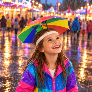 Umbrella Hat With Elastic Band