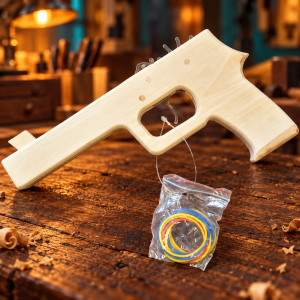 Wooden Rubber Band Gun